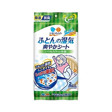（まとめ）白元アース いきいきメイト ふとんの湿気爽やかシート 1パック（2シート）【×5セット】