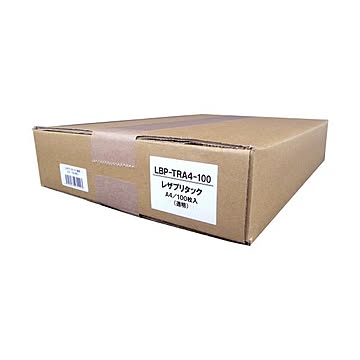 ムトウユニパック レザプリタックレーザープリンタ用タックライト 透明 A4 LBP-TRA4-100 1パック100枚