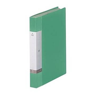 (まとめ) リヒトラブ リクエスト クリヤーブック（クリアブック） A4タテ 40ポケット 背幅32mm 緑 G3202-7 1冊 【×10セット】