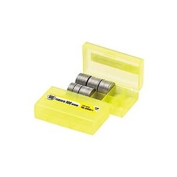 （まとめ）オープン工業 コインケース M-100W 100円用 収納100枚×20セット