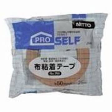 （まとめ）ニトムズ 布粘着テープ NO.750 J5090 50mm×25m×10セット