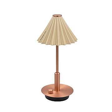 ORIGAMI LAMPポータブル コッパー マットベージュ  テーブルランプ おしゃれ 充電式 LED 北欧 コッパー レトロ テーブルライト かわいい 卓上