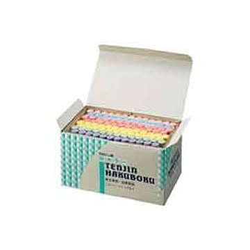 （まとめ）日本白墨工業 天神チョーク CH-8 6色 100本入 【×3セット】