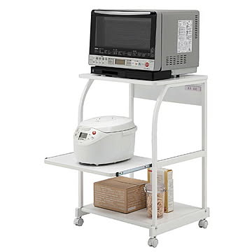 ホワイトレンジラック WHITE RANGE RACK IW-82 幅575x奥行510x高さ825mm 岩附