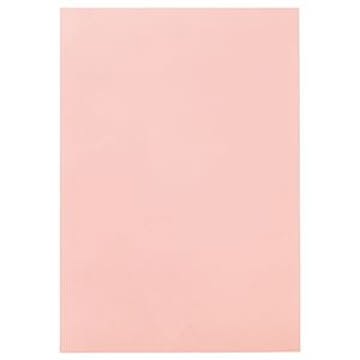 （まとめ） TANOSEE 色画用紙 八つ切 うすもも 1パック（10枚） 【×30セット】