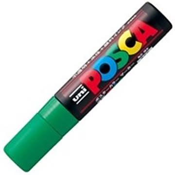 (業務用10セット)三菱鉛筆 ポスカ/ＰＯＰ用マーカー 極太/緑 水性インク PC-17K.6