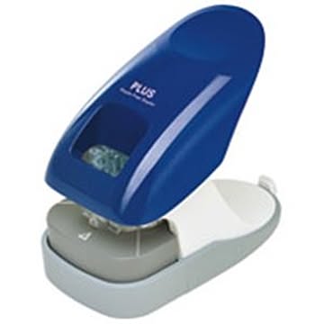 （まとめ）プラス ペーパークリンチ SL-112A ブルー×2セット