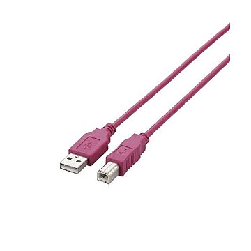 (まとめ)エレコム USB2.0ケーブル U2C-BN15PN×5セット