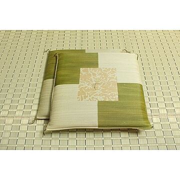 草美 2枚組 い草座布団 グリーン 約55×55cm 防臭 調湿 日本製