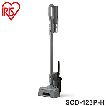 掃除機 スティッククリーナー アイリスオーヤマ 充電式 充電式サイクロンスティッククリーナー 軽量 SCD-123P-H グレー サイクロンスティッククリーナー クリーナー