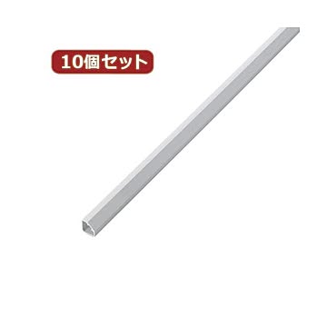 10個セット エレコム ケーブルモール（コーナータイプ） LD-GAFC1／WHX10