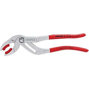 KNIPEX（クニペックス）8113-250 パイププライヤー（プラスチックアゴ付）（SB）