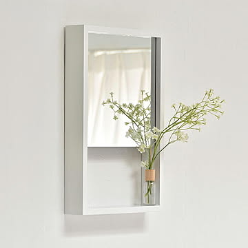 鏡 完成品 BF DECO Wall Mirror 棚付きウォールミラー BFMI0251 幅300x奥行60x高さ450mm B.Bファニシング