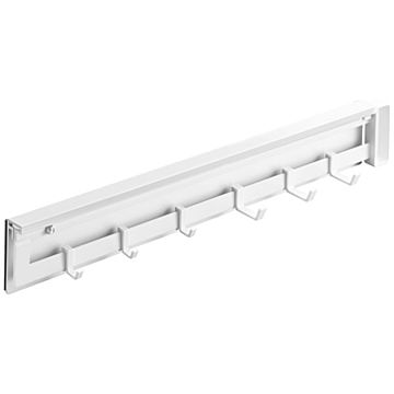 tower/タワー(山崎実業) マグネット冷蔵庫横隠せるスライドフック Magnetic Retractable Hook Rack キッチン 収納 隠す収納 すき間 掃除用具