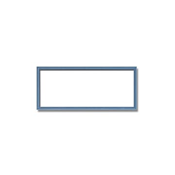 【長方形額】木製額 縦横兼用額 カラー4色展開 ■カラー長方形額（300×150mm）ブルー