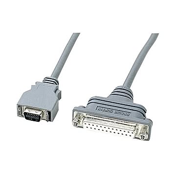 （まとめ）サンワサプライ RS-232CケーブルNECPC9821ノート対応（周辺機器変換用・0.2m） KRS-HA1502FK【×2セット】