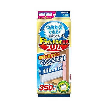 （まとめ）白元アース ドライ＆ドライUPスリム 本体 350ml 1個【×30セット】