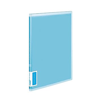 （まとめ）コクヨ クリヤーブック（コロレー）固定式 A4タテ 20ポケット 背幅13mm ブルー ラ-V20B 1セット（6冊）【×2セット】