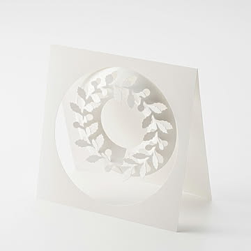 ペーパーリース ひいらぎSS / Paper Wreath PW01-SS