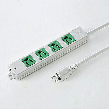 3P、3m、4個口タップ緑色(バックアップ用) 管理No. 4969887831649