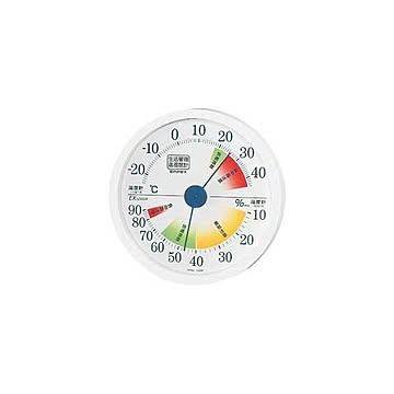 EMPEX 生活管理 温度・湿度計 壁掛用 TM-2441 ホワイト
