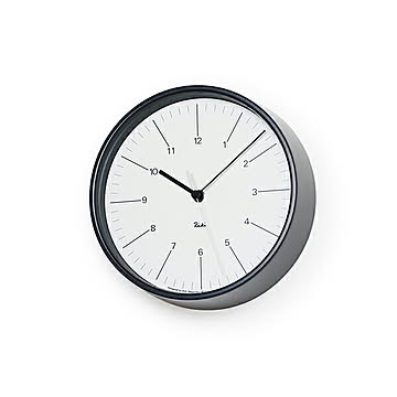 リキ スチールクロック 細数字 メトロポリタンギャラリー Lemnos