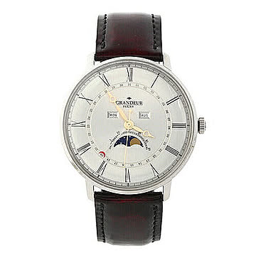 GRANDEUR メンズウォッチ レザーシリーズ レッド GRP014W1 管理No. 4540070720621