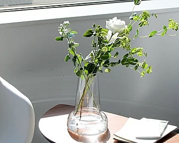 ホルムガード フローラ ベース 24cm ロング クリア Holmegaard Flora vase