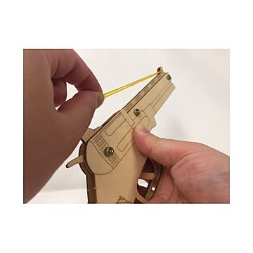 （まとめ）藤久 輪ゴムピストル 小型単発式モデル Type4×10セット