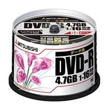 （まとめ）三菱化学 DVD-R (4.7GB) DHR47JPP50 50枚×2セット