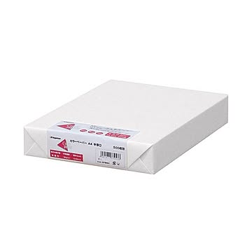 まとめ長門屋商店 Color Paper A4中厚口 白 ナ-3251 1冊500枚 ×3セット