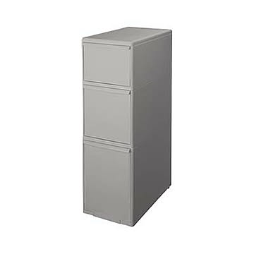 like-it ライクイット スリムストレージシリーズ ミディストッカー MS-111DL (幅25.5cm) 収納 引き出し 隙間収納 スリム 省スペース シンプル