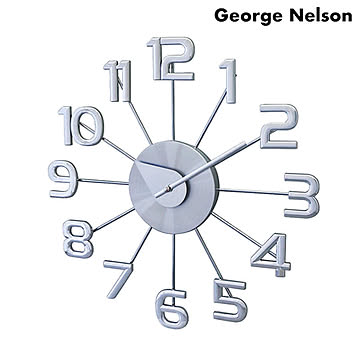 【GEORGE NELSON/ジョージネルソン】フェリス・ウォール・クロック