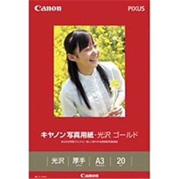 （まとめ）キヤノン Canon 写真紙 光沢ゴールド GL-101A320 A3 20枚×2セット
