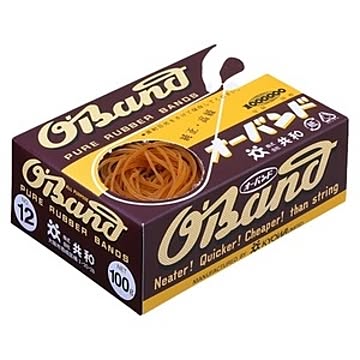 (業務用10セット)共和 オーバンド/輪ゴム 【No.12/100g 箱入り】 天然ゴム使用