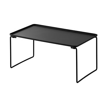 tower タワー(山崎実業) 折り畳み積み重ね棚 M Foldable Stacking Shelf M 収納 キッチン 台所 洗面所 ランドリー ラック スタッキング シンク下収納