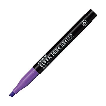 (まとめ) モナミ 蛍光ペン SUPERHIGHLIGHTER 紫 18406 1本 【×300セット】