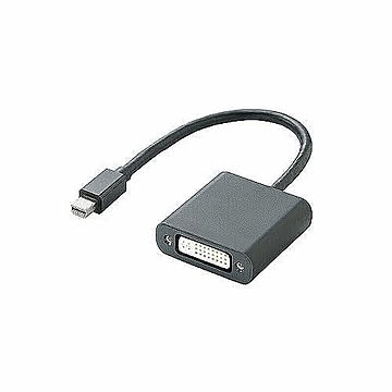 エレコム　Mini DisplayPort-DVI変換アダプタ　AD-MDPDVIBK 管理No. 4953103400368