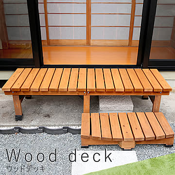 Wooddeck（ウッドデッキ） ウッドデッキ 奥行き 58cmタイプ m10819