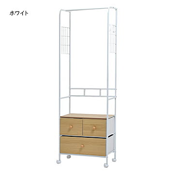 ハンガーラック 組立式 RVLS0385 幅560x奥行300x高さ1740mm B.Bファニシング