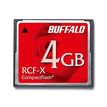 (まとめ）バッファロー コンパクトフラッシュ4GB RCF-X4G 1枚【×3セット】