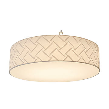 LEDシーリングライト 和紙 disk 織姫 幅510x奥行510x高さ130mm 彩光デザイン