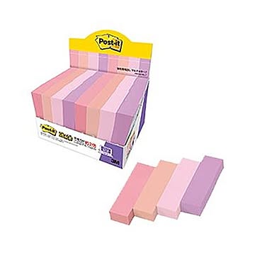 （まとめ）3M ポスト・イット 強粘着見出しマルチカラー7 50×15mm 4色 7001SS-MC-7 1パック（32冊）【×10セット】