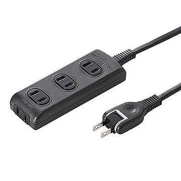 サンワサプライ 火災予防安全タップ TAP-TSH43BKN 管理No. 4969887836507