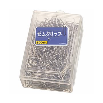 (まとめ) ライオン事務器 ゼムクリップ 小23mm CS-M06 1箱（800本） 【×30セット】