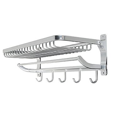 アルミニウム ウォール ラック 組立式 幅600x奥行250x高さ220mm ダルトン