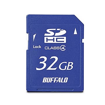 (まとめ）バッファロー SDHCカード 32GBClass4 RSDC-S32GC4B 1枚【×3セット】