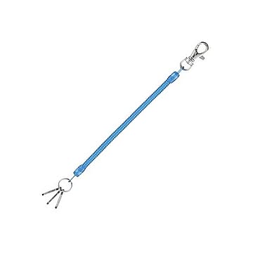 (まとめ) レイメイ藤井 コイルキーチェーン14~50cm ブルー GLK253A 1個 【×50セット】