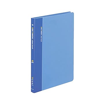 コクヨ クリヤーブック固定式・サイドスローA5タテ 40ポケット 背幅18mm 青 ラ-822B 1セット10冊