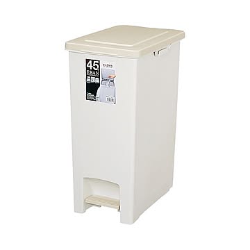 アスベル スリムペダルペール 45L ベージュ 1台 ×2セット